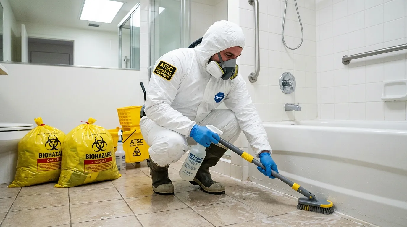 Decontamination equipment deployed for Blood Cleanup in Jennings